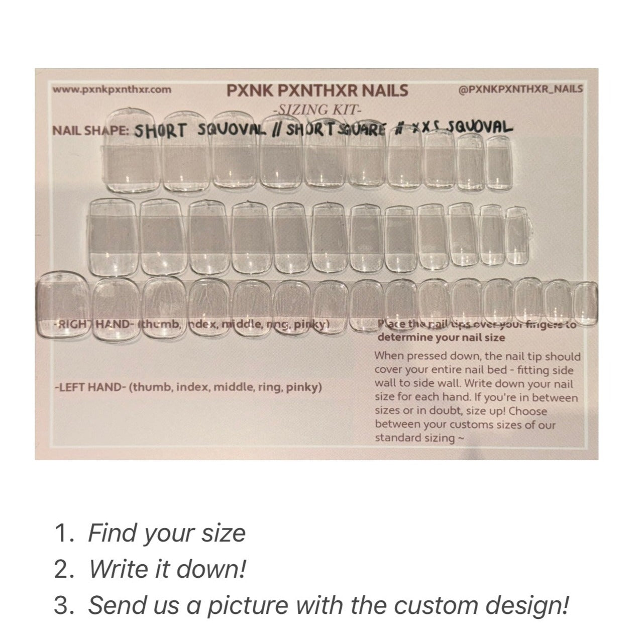 - Sizing Kit -