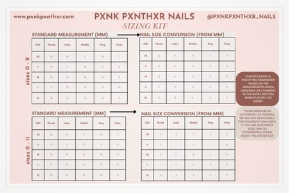 - Sizing Kit -